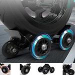 Flat Tire Boosters,Motorcycle/Ebike/Tricycle Flat Tire Wheel Puller Booster 5 Wheels Trailer Electric Emergency Help Self-Rescue Traile(Wheels Color Random)