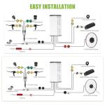 BAFANG Ebike Conversion Kit,48V 500W 750W Rear Hub Motor for 20"/26"/27.5"/700C Bike,Brushless Geared Electric Bike Kit with Battery&Intelligent Controller System for 135-142MM Rear Dropout Size Ebike