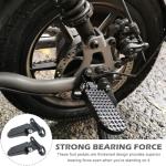 1 Pair of Bike Foot Pegs, Aluminium Alloy Non-Slip Bike Pegs for Folding Bike and Mountain Bike Durable