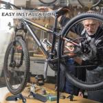 1 Pair of Bike Foot Pegs, Aluminium Alloy Non-Slip Bike Pegs for Folding Bike and Mountain Bike Durable