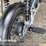 1 Pair of Bike Foot Pegs, Aluminium Alloy Non-Slip Bike Pegs for Folding Bike and Mountain Bike Durable