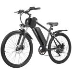 HOVERFLY OUREA 26" Electric Bike for Adults, 750W Peak Motor Mountain Ebike, 20MPH Up to 40 Miles, UL2849 Certified, 7-Speed, Removable Battery, Shock Absorber, Fat Tire Commuter E-Bike