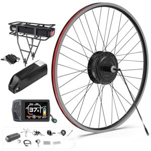 BAFANG Rear Hub Motor Kit 48V 500W 750W Electric Bicycle Conversion Kit for Bikes 20"/26"/27.5"/700C Wheel with Optional Display and e-Bike Battery
