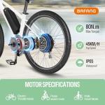 BAFANG 48V 750W Rear Hub Motor Kit with Battery&Display Options - G0900 Ebike Conversion Kit for 26"/27.5"/700C (29er Compatible) Rear Wheel Electric Bike Conversion kit for Mountain/City Bikes