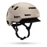 Bern Hudson Commuter Bike Helmet with MIPS - E-Bike Compatible with U Lock - Matte Sand Color - Large - Lightweight with Optimal Airflow