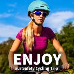 GTSBROS Adult Bike Helmet with Light - Front and Rear LED Lights Adjustable Bicycle Helmet for Adults Men Women Ebike Helmet for Commuting, Road Biking, Skating, Scooter