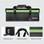 PETGILL E-Bike Battery Safe Bag Explosionproof - Large Capacity Fireproof Lipo Bag for Ebike Battery Charging and Storage(L 19.2x5.5x5.9Inches)