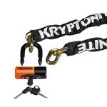 Kryptonite New York 1210 Bike Chain Lock, 3.25 Feet Long Heavy Duty Anti-Theft Sold Secure Gold Bicycle Chain Lock with Evolution Disc Lock and Keys for Ultimate Security E-Bike, Motorcycle, Scooter