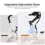 Funhang Electric Bike for Adults, 1000W Peak Ebike, 21.7MPH 50Miles City Cruiser Ebikes, 26" Step Thru Electric Bicycle with 48V Removable Battery, Adjustable Stem, Rear Rack, Front Suspension,7 Speed