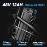 APYEAR Electric Bike for Adults, Ebike, Electric Bicycle with 576WH Removable Battery,14"/20" Folding Ebike, 20MPH,20+ Miles(MAX),500W High Motor,Multi-Shock Absorption,UL 2849,Commuting Mini E Bikes