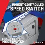 Razor MX350 Dirt Rocket Electric Motocross Bike, Blue, 10-12 inches