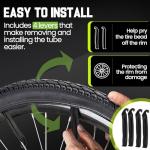 PAKCHEF 20x4.0 Fat Tire Tube - Heavy Duty 20x3.5/4.0 Bike Inner Tube Schrader Valve - 20 Inch Bike Inner Tube for E-Bike Electric Bicycle (2 Pack)