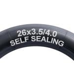 2-PCS 26" Self Sealing E-Bike Tubes 26 x 4.0 26x4.50 AV32mm Schrader Valve Super Automatic Repair, Self-Sealing, Puncture Resistant Compatible with 26x4.0/4.5 Bike Bicycle Tire Tubes