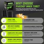 PAKCHEF 20x4.0 Fat Tire Tube - Heavy Duty 20x3.5/4.0 Bike Inner Tube Schrader Valve - 20 Inch Bike Inner Tube for E-Bike Electric Bicycle (2 Pack)