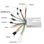 CSBST Electric Bike Controller Kit 24V 36V 48V 350W Ebike Brushless Motor Controller 17Amp Ebike Controller with LCD Display Scooter Brushless Controller E Bike Speed Controller and Ebike Screen