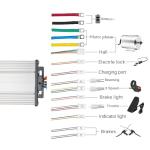 36V Electric Brushless DC Motor Kits 1000W BLDC Mid Motor 3100RPM 27.7A with 30A Speed Controller Handlebar Twist Grip Throttle Go Kart Motor Kit