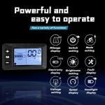 CSBST Electric Bike Controller Kit 24V 36V 48V 350W Ebike Brushless Motor Controller 17Amp Ebike Controller with LCD Display Scooter Brushless Controller E Bike Speed Controller and Ebike Screen