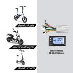 CSBST Electric Bike Controller Kit 24V 36V 48V 350W Ebike Brushless Motor Controller 17Amp Ebike Controller with LCD Display Scooter Brushless Controller E Bike Speed Controller and Ebike Screen
