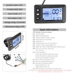 CSBST Electric Bike Controller Kit 24V 36V 48V 350W Ebike Brushless Motor Controller 17Amp Ebike Controller with LCD Display Scooter Brushless Controller E Bike Speed Controller and Ebike Screen