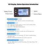 CSBST Electric Bike Controller Kit 24V 36V 48V 350W Ebike Brushless Motor Controller 17Amp Ebike Controller with LCD Display Scooter Brushless Controller E Bike Speed Controller and Ebike Screen