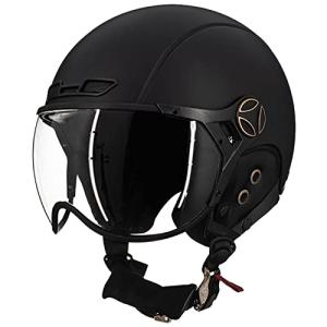 ILM Bike Helmet Adult Bicycle Ski Snowboard Helmet for Men Women with Removable Visor Earmuffs ASTM CPSC and CE Z102 (L, Matte Black)