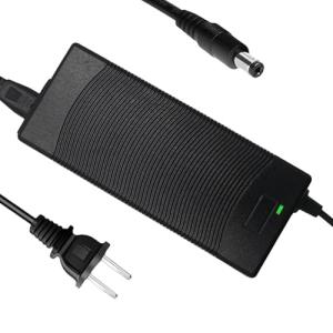 THEPRO 54.6V 2A ebike Battery Charger for 48V Lithium Battery, Universal 54.6V Electric Bike Scooter Power Adapter Chargers, 5.5mm DC Connector for 2.5mm