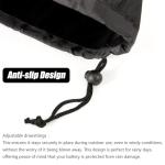 Ebike Battery Cover Waterproof,Outdoor E-bike Dirtproof Protective,Bag Elastic Bicycle Case Bikes Battery Storage Accessories Protection Covers,for Rain Hailong,Dolphin,Tiger Shark,Jumbo Shark(Black)