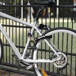 Master Lock Black Outdoor Hardened Steel Link Chain with Mini U-Lock for Securing Bikes, Motorcycles, and Electric Scooters, Chain Length is 3 ft x 3/8 in, Mini U Lock is 3.5in W x 0.55 in Dia 8234EC