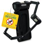 KOHLBURG Folding Bike Lock [43”] Bolt Cutter Proof with 4-Digit Combination Code & Bracket - Long Foldable Bike Lock of Heavy Duty Anti Theft Security Level for Bicycle e-Bike MTB & Scooter