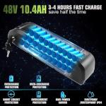 ANCHEER Hummmer Electric Bike for Adults 27.5'' Peak 750W Electric Mountain Bike/Ebike, 3 Hours Fast Charge, 55 Miles Electric Bicycle with 48v/499Wh Battery, LCD Display, 21 Speed Gears