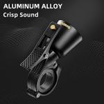 ROCKBROS Bike Bell Classic Bicycle Bell Mountain Bike Bells for Adults with Loud Sound and Fit for 0.87-1.25in/22.2-31.8mm Bicycle Handlebars