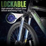 ANCHEER Hummmer Electric Bike for Adults 27.5'' Peak 750W Electric Mountain Bike/Ebike, 3 Hours Fast Charge, 55 Miles Electric Bicycle with 48v/499Wh Battery, LCD Display, 21 Speed Gears