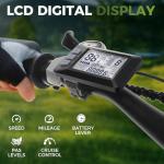 ANCHEER Hummmer Electric Bike for Adults 27.5'' Peak 750W Electric Mountain Bike/Ebike, 3 Hours Fast Charge, 55 Miles Electric Bicycle with 48v/499Wh Battery, LCD Display, 21 Speed Gears