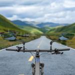 RAOOT Bike Mirror | 360° Rotatable & Foldable | Blu-ray Scratch Resistant Glass Lens | Ebike Accessories, Bike Mirror Handlebar Mount, Bicycle Mirrors