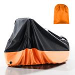 NAIZEA Adult Tricycle Cover Trike Cover, Electric Tricycle Bike Covers Outdoor Storage Waterproof, Heavy Duty Ripstop Material, Rain Sun UV Dust Wind Proof with Lock Hole & Storage Bag