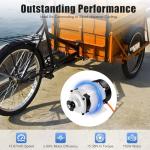 26 Inch Electric Tricycle Conversion Set - 750W Brushless Motor Kit with Controller, One-Way Clutch & LED Display - Converts Manual Trikes to Electric