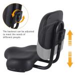 TopMate Adjustable Oversized Comfort Tricycle Seat, Removable Comfortable Electric Bicycle Saddle （Compatible only with TopMate ES30/ES31/ES32/ES33/ES35 Models）