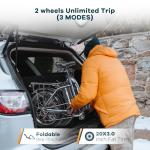 1000W Folding Electric Bike, 48V 16AH Large Removable Battery E-Bike, 30+MPH, 80 Miles Max Range, 20" Fat Tire Electric Bike for Adults, Adult Electric Bicycles Commute E-Bikes For Women/Men(white)