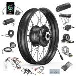 BAFANG 48V1000W Rear Hub Motor:Electric Bike Conversion Kit for 20"/26" Fat Tire Bikes, Ebike Kit with PAS Sensor, Optional Digital Display & Battery - Suit for for 175mm Dropout Size Snow/Beach Bike