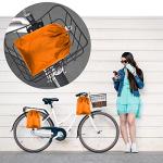 NAIZEA Adult Tricycle Cover Trike Cover, Electric Tricycle Bike Covers Outdoor Storage Waterproof, Heavy Duty Ripstop Material, Rain Sun UV Dust Wind Proof with Lock Hole & Storage Bag