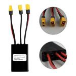 Flylin Dual Battery Connector, 20V-72V Dual Battery Parallel Module Adapter for E-Bike, Dual Battery Pack Switch Balancer for Batteries and Controllers (40A)