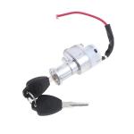 Battery Chager Ignition Switch Lock with 2 Keys for Motorcycle Electric Bike Scooter E-Bike Electric Lock Accessories