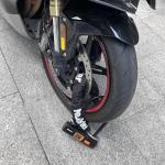 NDakter Bike Locks Heavy Duty Anti Theft, Keyless Combination Motorcycle U Lock for Ebike with 4FT x 6mm Chain, 4-Digit Combo Electric Bicycle Wheel Lock for Escooter, Fat-Tire Moped, Dirt-Bike