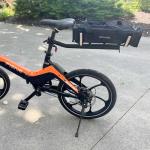 Battery Rack and Carry Bag for Ebike - Flame Resistant Material - Take an battery extra for your ride and storage. Made with flame resistant inner liner and foam liner for protection of battery.