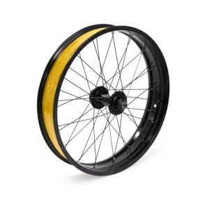 ZTZ 20/26 x 4.0 inch Fat Tire Bike Front Wheel, Aluminum Alloy Bike Rim, 36H High-Strength Fat Bike Wheelset, 135mm Hub, 9mm Quick Release, Disc Brake, Perfect for Snow, Beach, eBikes (20 * 4.0 inch)