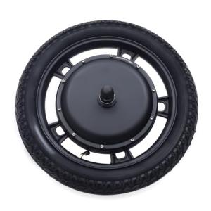 E-Bike 16" Electric Bicycle Front Wheel Hub Motor Kit 48V 1000W Brushless Motor Kit, 220 lb Weight Capacity, 440rpm