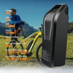 36V 48V Ebike Battery 11Ah 17Ah Electric Bike Battery with 2A Fast Charger 30A BMS for 0-1400W Motor, USB Output, Safe Lock, Led Indicator Light, with Base and Charger (48V 17AH)
