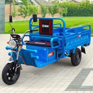 ASHOMELI 1000W Electric Cargo Tricycle Truck Simple Tricycle,60-70Km 60V 45Ah Large Capacity Battery,Load Capacity 1100Lbs