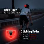 Favoto Bike Helmet - Adult Bicycle Helmet for Men Women Lightweight Cycling Helmets with Led Light Detachable Magnetic Goggles Breathable Road Bike Mountain Ebike Helmets Adjustable Dial Fit Titanium