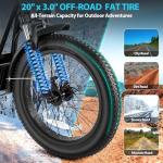 Caroma 819W Foldable Electric Scooter Adults, 20" Fat Tire Electric Bike with 500Wh Battery, Up to 30Miles & 20MPH, Adult Electric Bicycles for Commuting with Basket&Adjustable Seat（Black）